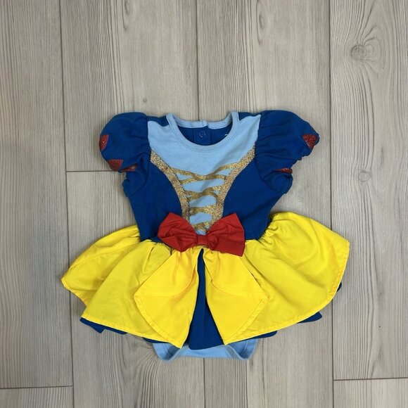Disney Snow White Costume Bodysuit for Baby Girl 12-18 months Princess One Piece - Picture 1 of 9